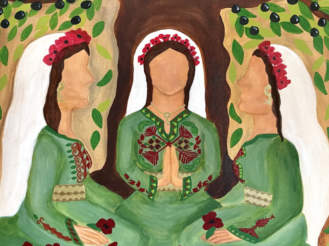 Halima Azizová: Modlící se palestinské