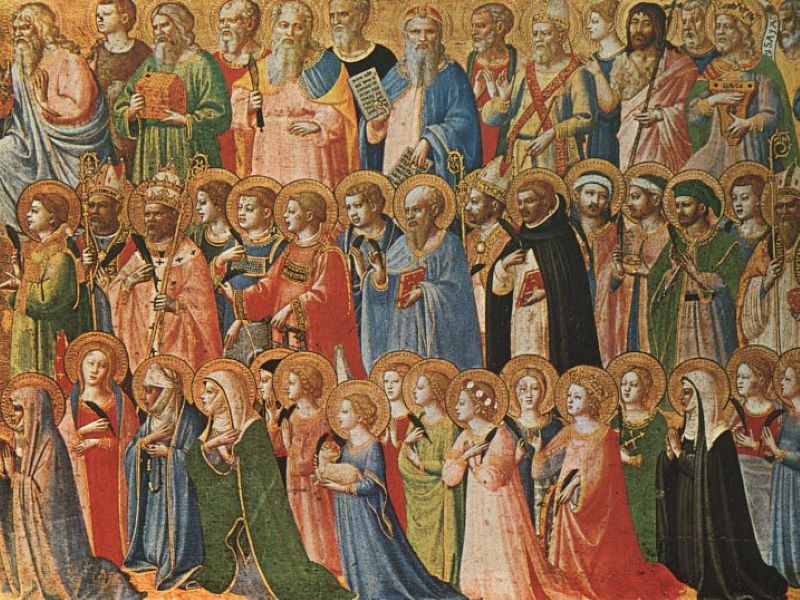Záznamy z bohoslužeb ke Svátku všech svatých a k Památce zesnulých
