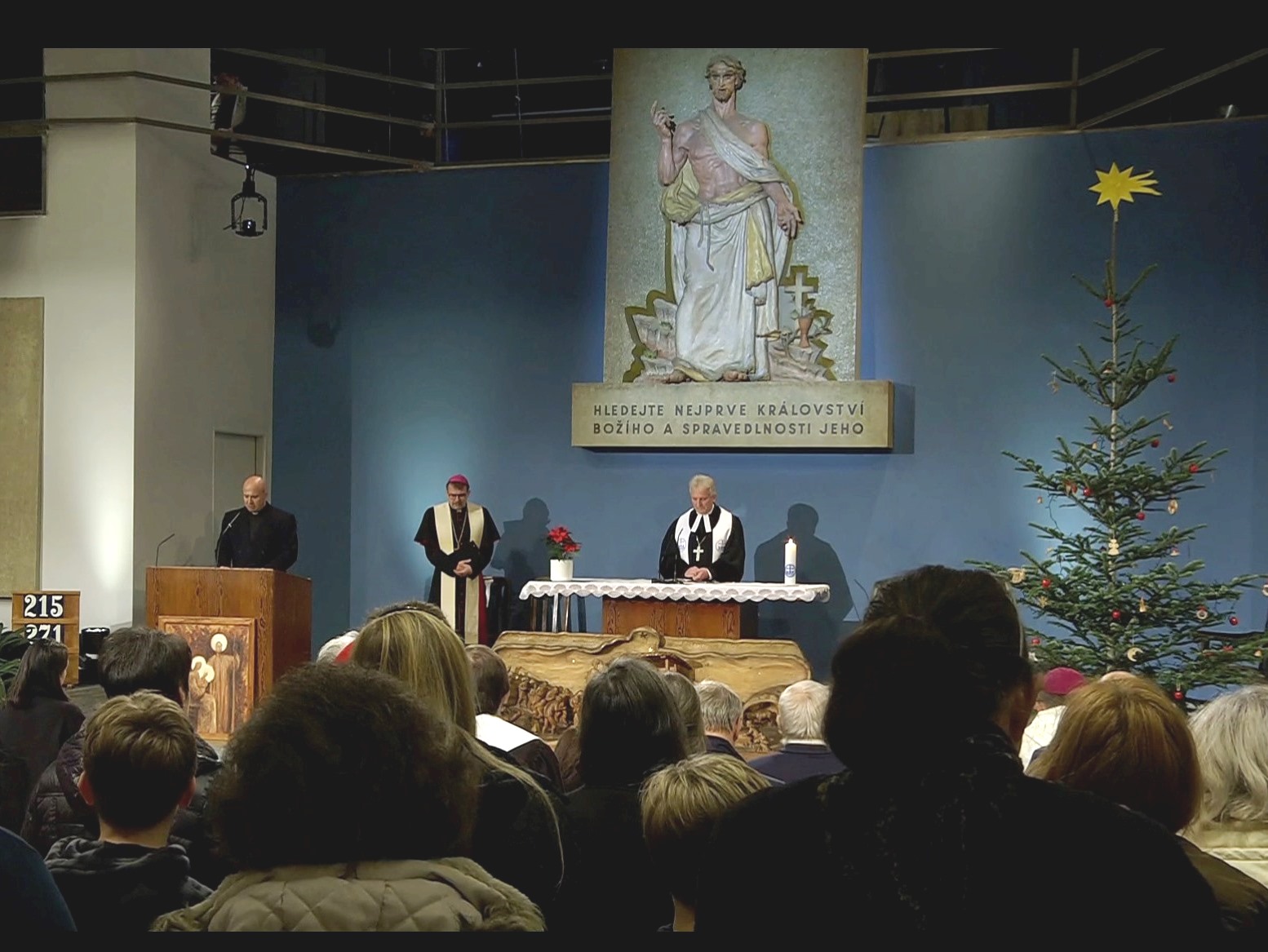 Novoroční ekumenická bohoslužba v Husově sboru na Vinohradech