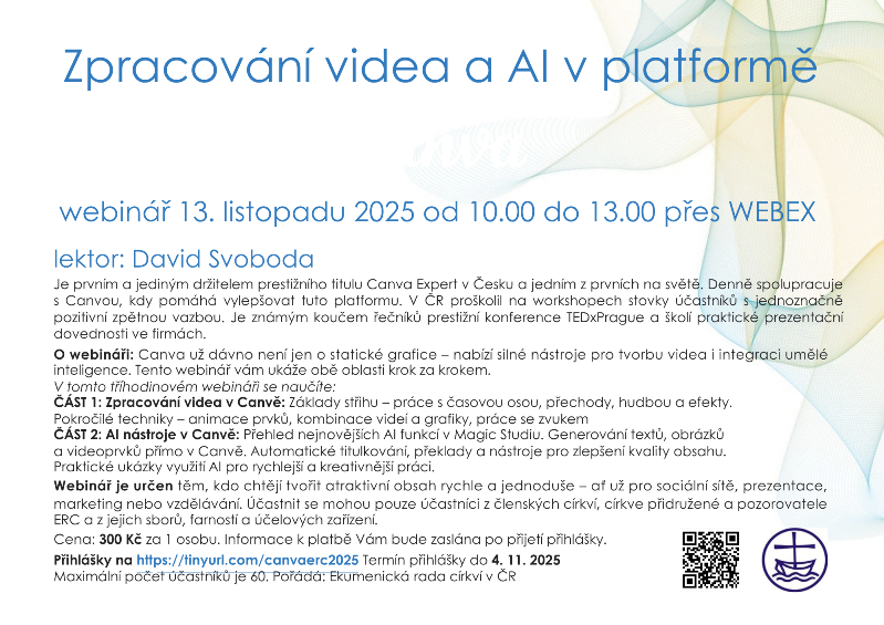 Webinář Video a AI v Canvě