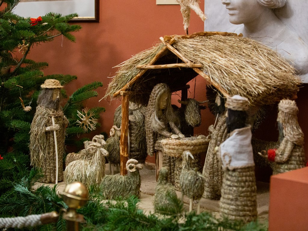 Výstava šumavských lidových betlémů