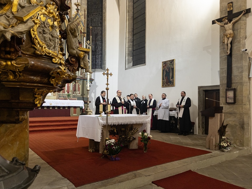 Ekumenická bohoslužba v Mladé Boleslavi v rámci Roku smíření