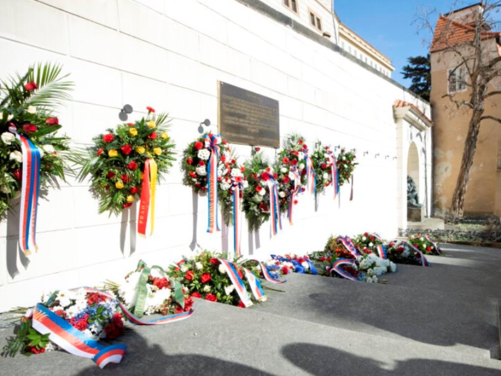 Pietní akt v Nerudově ulici