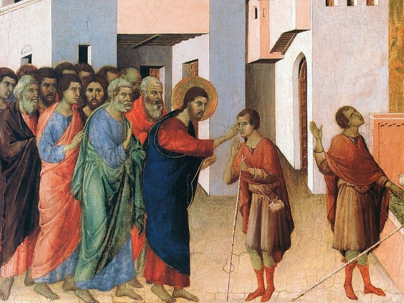 Uzdravení slepého - záznamy z neděle 15.3.