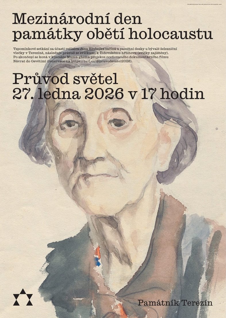 Mezinárodního dne památky obětí holocaustu Průvod světel 2026