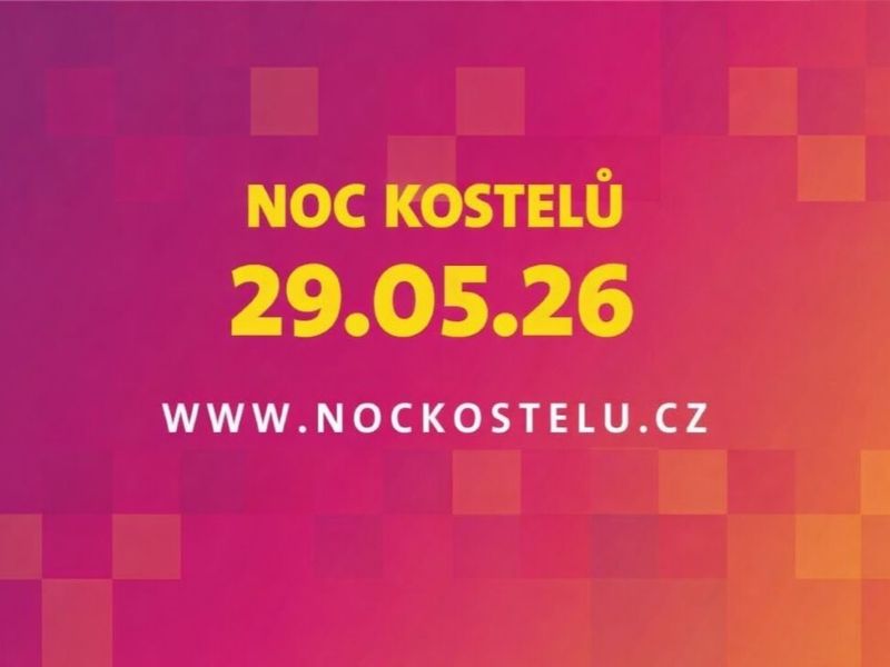Noc kostelů 2026 Banner 4x3 800